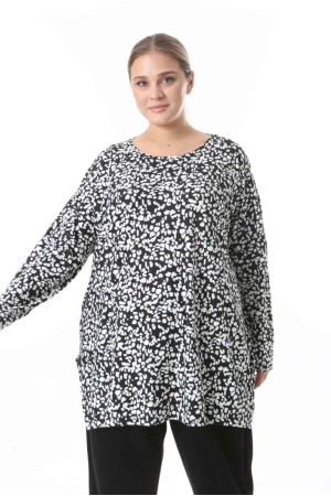 217938 TOPTAN DESENLİ BLUZ