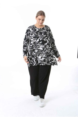 217939 TOPTAN DESENLİ BLUZ