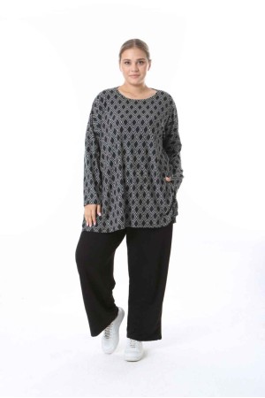 217942 TOPTAN DESENLİ BLUZ