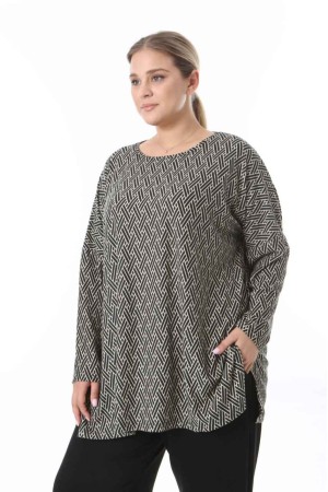 217943 TOPTAN DESENLİ BLUZ