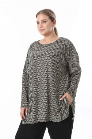 217943 patterned BLOUSE