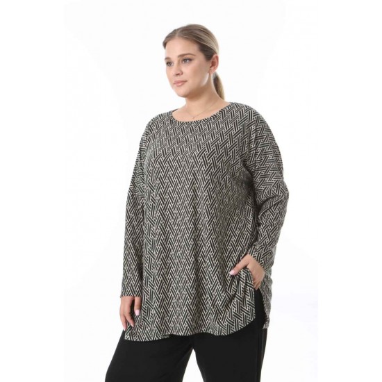 217943 patterned BLOUSE