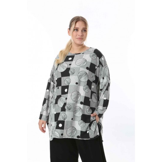 217945 patterned BLOUSE