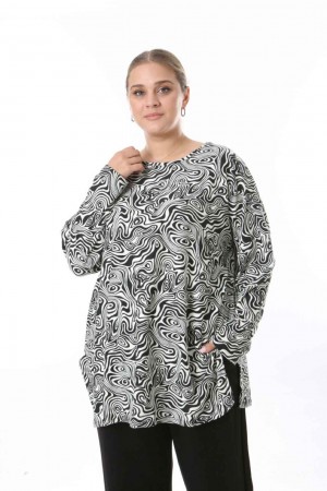 217951 patterned BLOUSE