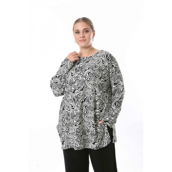 217951 patterned BLOUSE