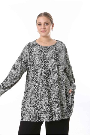 217952 TOPTAN DESENLİ BLUZ