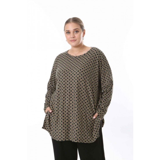 217958 patterned BLOUSE