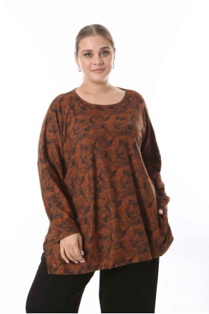 217959 TOPTAN DESENLİ BLUZ