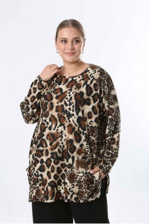 217961 TOPTAN DESENLİ BLUZ