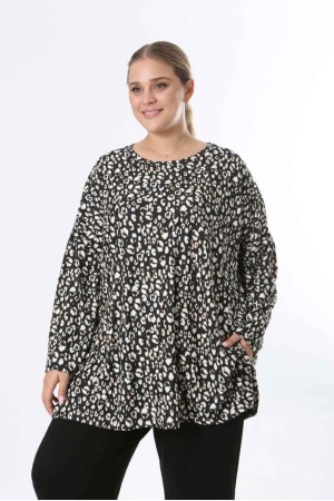 217962 TOPTAN DESENLİ BLUZ