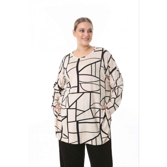217969 patterned BLOUSE