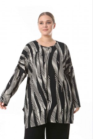 217971 TOPTAN DESENLİ BLUZ