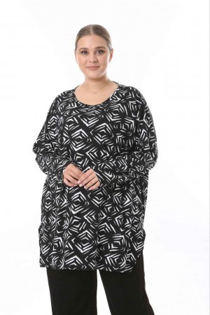 217972 TOPTAN DESENLİ BLUZ