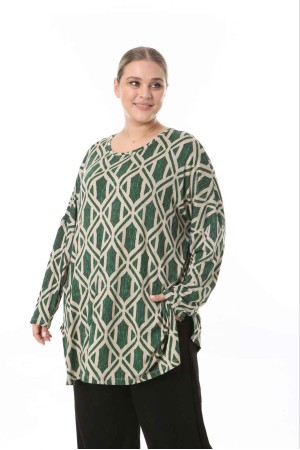 217976 TOPTAN DESENLİ BLUZ