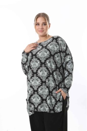 217981 TOPTAN DESENLİ BLUZ