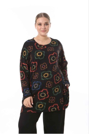 217982 TOPTAN DESENLİ BLUZ