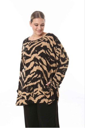 217983 TOPTAN DESENLİ BLUZ