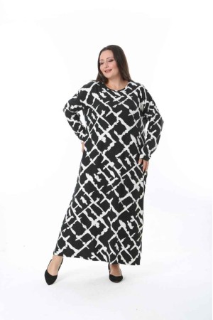 217994 TOPTAN DESENLİ ELBİSE