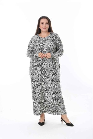 217996 TOPTAN DESENLİ ELBİSE