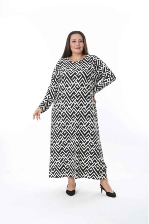 217997 TOPTAN DESENLİ ELBİSE