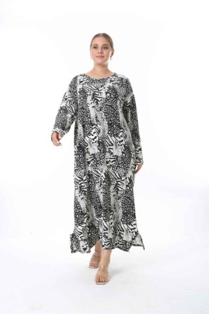 217998 TOPTAN DESENLİ ELBİSE