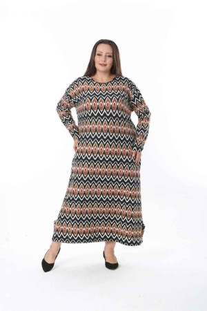 217999 TOPTAN DESENLİ ELBİSE