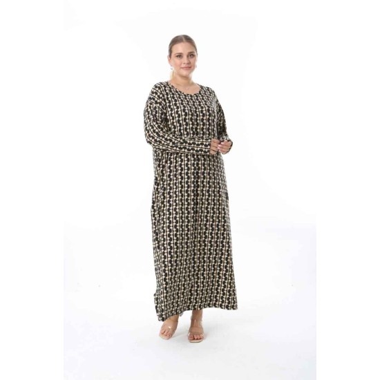 218002 patterned DRESS