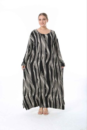 218013 TOPTAN DESENLİ ELBİSE