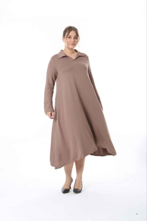 218033 TOPTAN VİZON ELBİSE