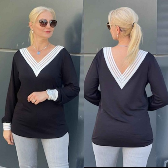 218042 black BLOUSE
