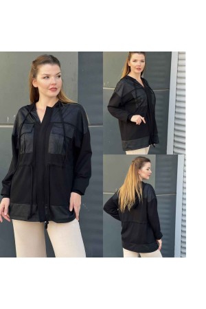 218047 TOPTAN SİYAH CEKET