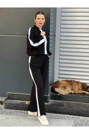 218048 TOPTAN SİYAH EŞOFMAN TAKIM