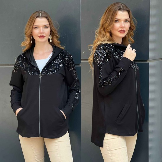 218049 TOPTAN SİYAH CEKET