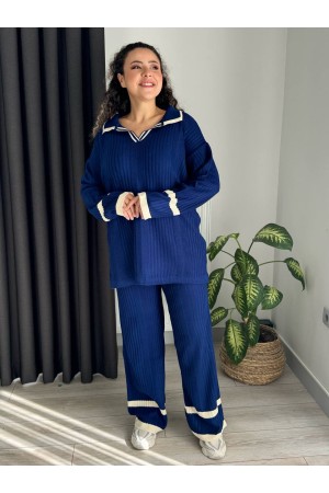 218082 TOPTAN LACİVERT PANTOLON TAKIM