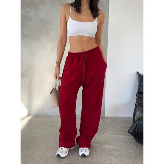 218174 TOPTAN BORDO EŞOFMAN ALTI