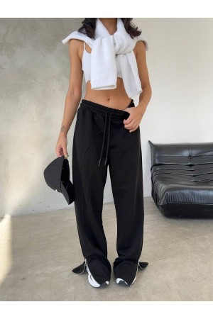 218175 TOPTAN SİYAH EŞOFMAN ALTI