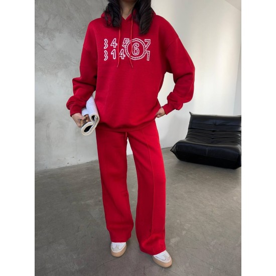 218180 red Track suitcase