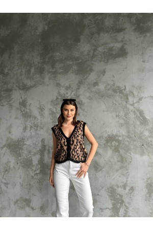 218197 TOPTAN LEOPAR YELEK