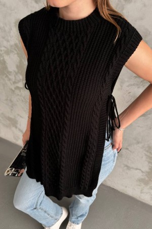 218228 TOPTAN SİYAH SÜVETER