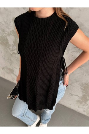 218228 TOPTAN SİYAH SÜVETER