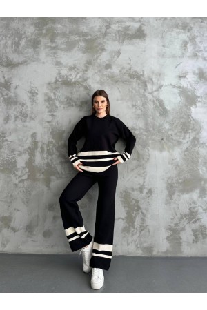 218238 TOPTAN SİYAH PANTOLON TAKIM