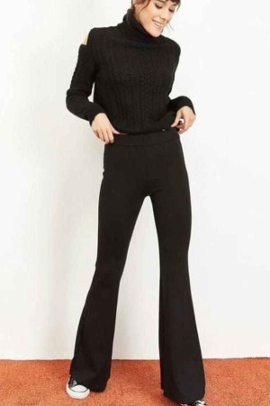 218253 TOPTAN SİYAH TAYT