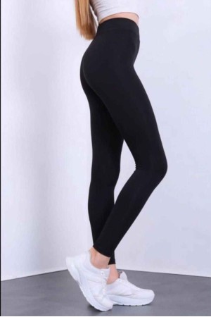 218254 TOPTAN SİYAH TAYT