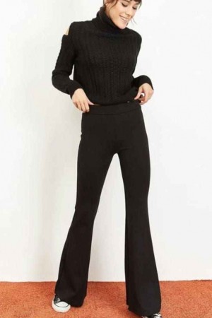 218256 TOPTAN SİYAH TAYT