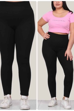 218259 TOPTAN SİYAH TAYT