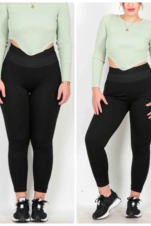 218260 TOPTAN SİYAH TAYT