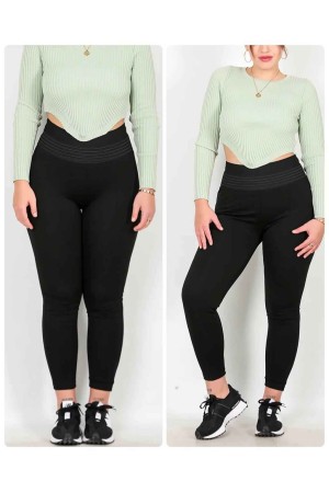 218260 TOPTAN SİYAH TAYT