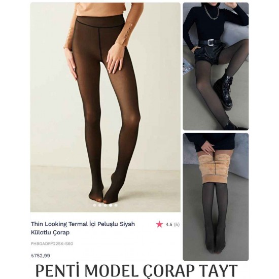 218269 TOPTAN SİYAH TAYT