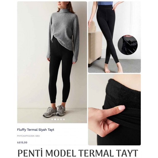 218270 TOPTAN SİYAH TAYT