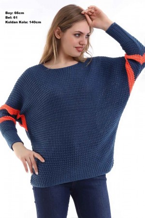 218275 TOPTAN LACİVERT KAZAK